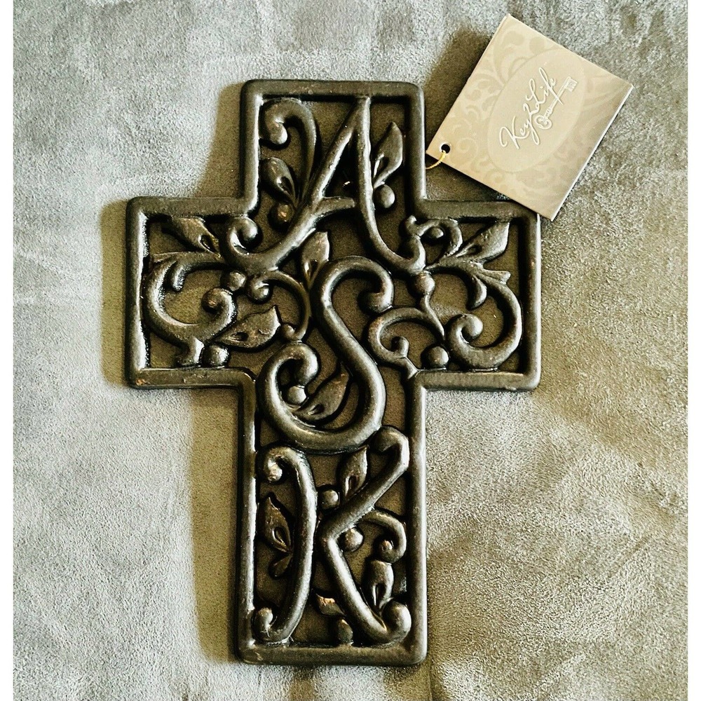 Dicksons Key2Life 8" ASK Iron Wall Cross
